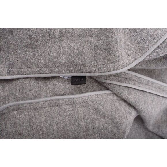 Calvin Klein Collection Womens Gray Blazer Jacket Top Wool Blend US 8 IT 44 - Picture 6 of 6